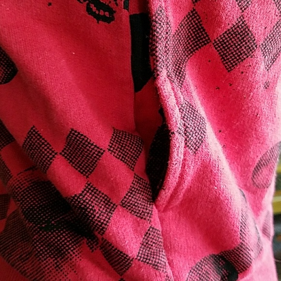 H&M RED HOODIE W/ BUTTERFLIES - Picture 8 of 8